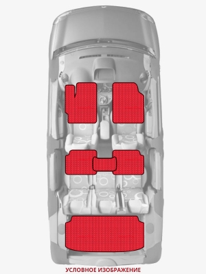 ЭВА коврики «Queen Lux» комплект для Hyundai Elantra (2G)